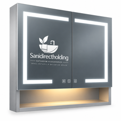 Sanidirectholding Illusion-b LED Lighted Inset Mirrored Medicine Cabinet