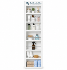 Sanidirectholding Deluxe Behind-the-Door Mirrored Storage Cabinet