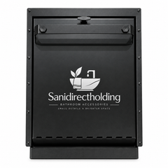 Sanidirectholding Folding Shower 2.1 with Magnetic Curtain – Black Side Entry